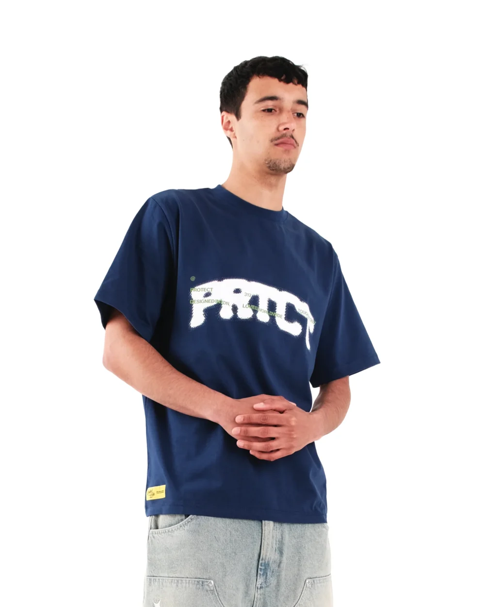 NAVY COLLEGE TEE - Image 2