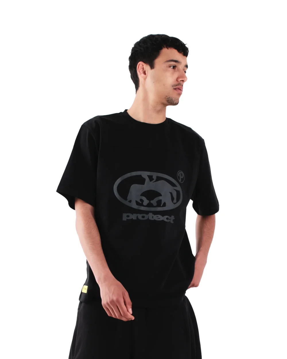 BLACKOUT BRUDDA PANELLED TEE - Image 2