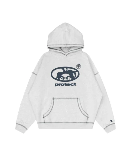 GREY/NAVY BRUDDA HOODIE