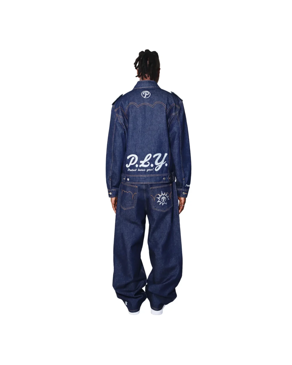 Chief Denim Jacket Indigo - Image 4
