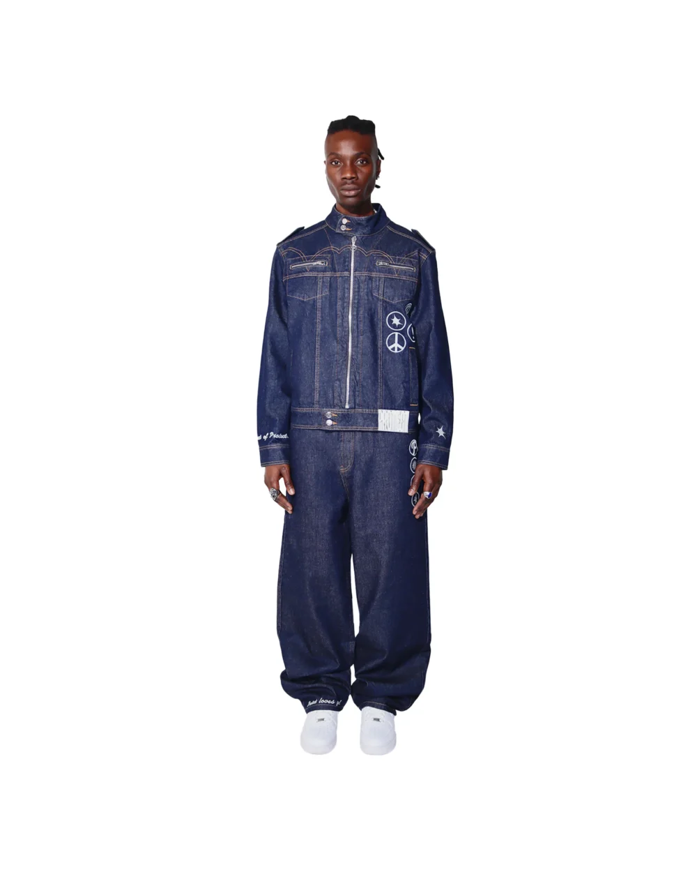 Chief Denim Jacket Indigo - Image 3