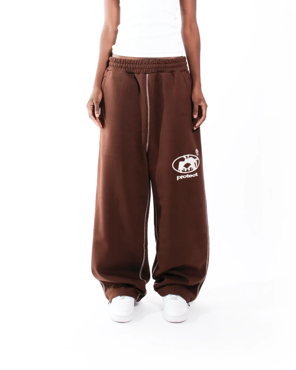 MOCHA BROWN BRUDDA SWEATS - Image 2