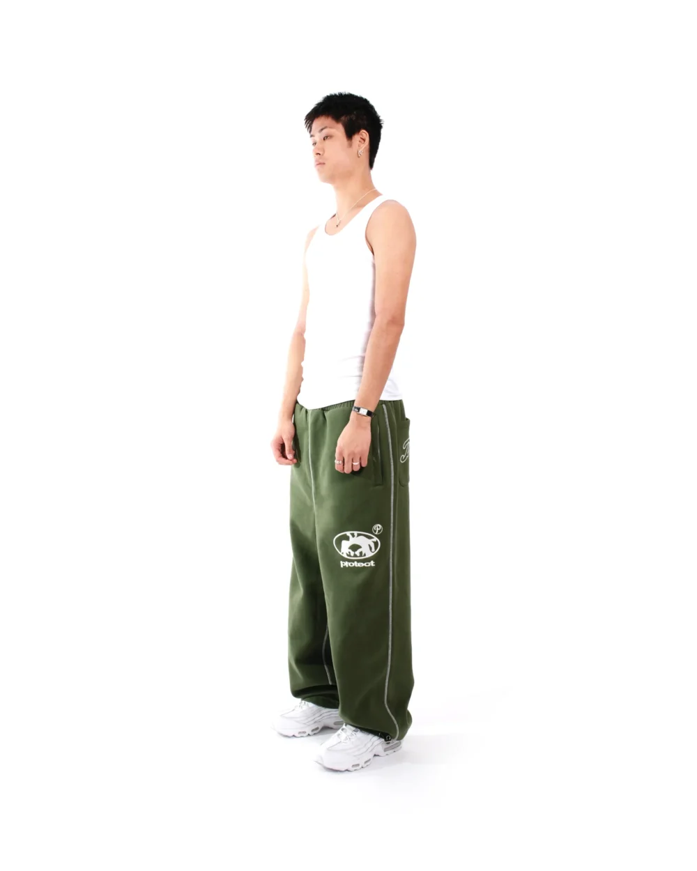 FOREST GREEN BRUDDA SWEATS - Image 2