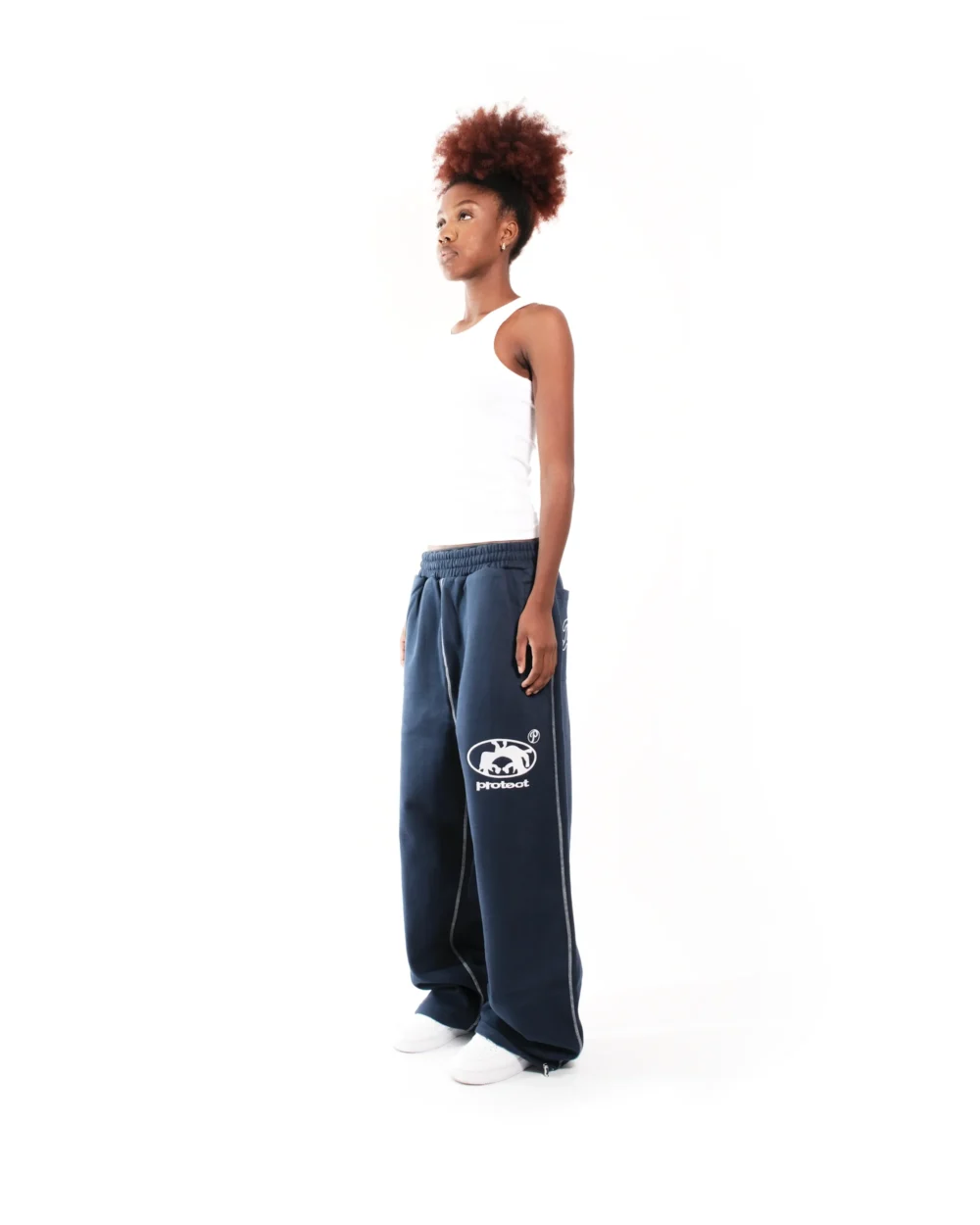 NAVY BLUE BRUDDA SWEATS - Image 3