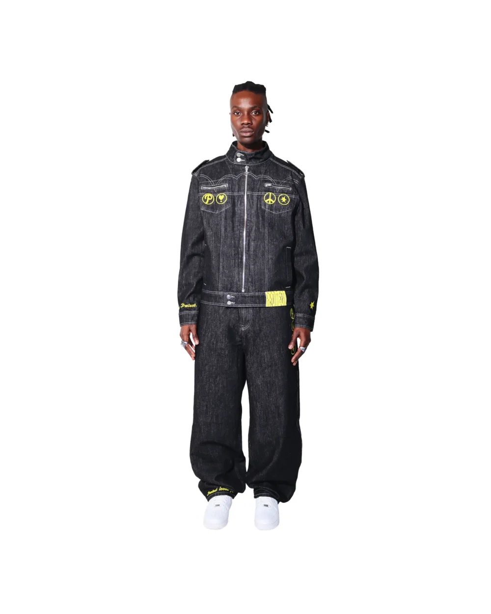 Chief Denim Jacket Black